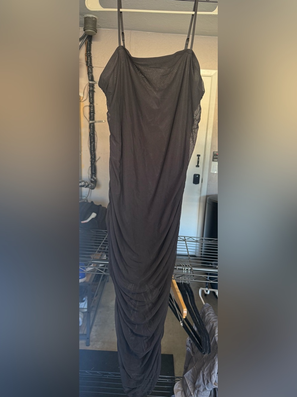 Women's Black Draped Skirt